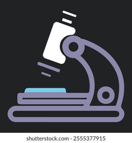 Scientist analyzing microscope slide at laboratory.