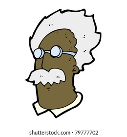 scientist cartoon man