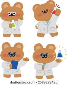 scientist character and Experimentation tools 