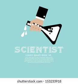 Scientist Conceptual Vector Illustration EPS10