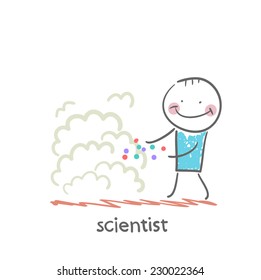 scientist conjures with numbers