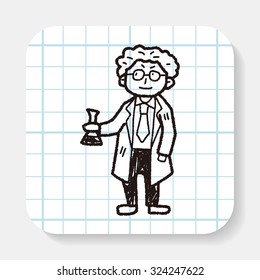 scientist doodle