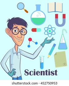 scientist with Equipment