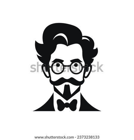 scientist expert character mascot design vector