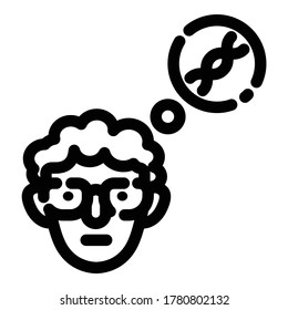 Icono Plano Científico Aislado En Fondo Blanco