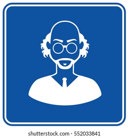 Scientist icon design,clean vector