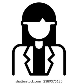 Scientist icon illustration for UIUX, infographic, etc