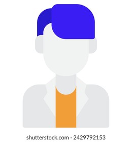 Scientist icon illustration for web, app, infographic, etc