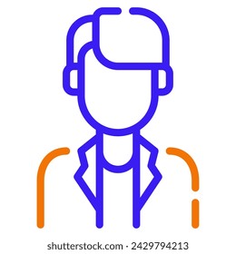 Scientist icon illustration for web, app, infographic, etc