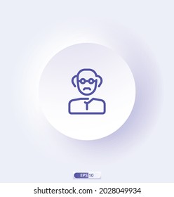 scientist icon. Science Related Vector Icons. Contains such Icons as Biology, Astronomy, Physics, and more.