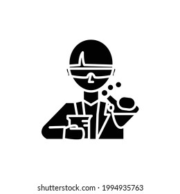 Scientist icon vector, eps 10