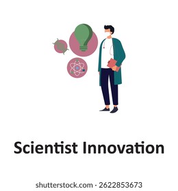 Scientist innovation Vector illustration which can easily modify or edit which can easily modify or edit

