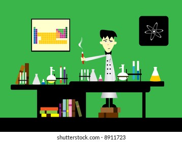 Scientist in laboratory