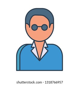 scientist   man   avatar  