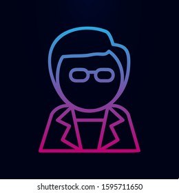 Scientist nolan icon. Simple thin line, outline vector of sciense icons for ui and ux, website or mobile application