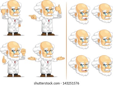 Scientist or Professor Customizable Mascot 12