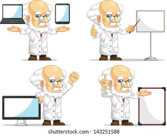 Scientist or Professor Customizable Mascot 14