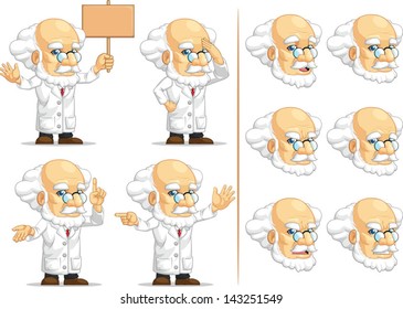 Scientist or Professor Customizable Mascot 8