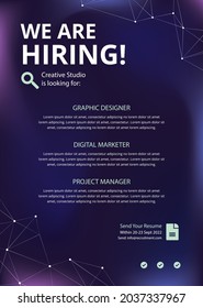 Scientist Recruitment Staff Flyer Template