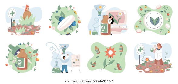 Los científicos investigan medicina líquida de hierbas naturales. Investigación médica sobre la marihuana. Medicina médica moderna y tradicional, Medicamento vegetal alternativo orgánico y medicina química. Salud de la homeopatía