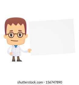 scientist in various poses for use in advertising, presentations, brochures, blogs, documents and forms, etc.