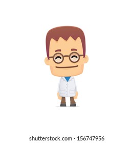 scientist in various poses for use in advertising, presentations, brochures, blogs, documents and forms, etc.