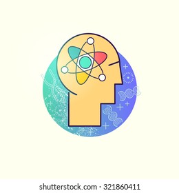 Scientist Vector Icon.