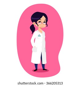 Scientist Vector Illustration