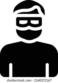 scientist Vector illustration on a transparent background. Premium quality symmbols. Glyphs vector icons for concept and graphic design.