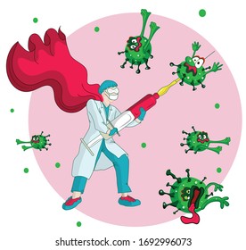  Scientists begin tests of potential vaccines. Science human vector