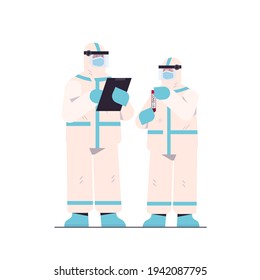 scientists developing vaccine to fight against coronavirus researchers in protective suits vaccine development