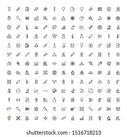 Scientists line icon set. Collection of high quality black outline logo for web site design and mobile apps. Vector illustration on a white background