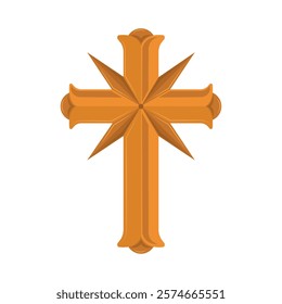 scientology cross emblem isolated design