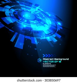 sci-fi abstract background for futuristic high tech design - vector