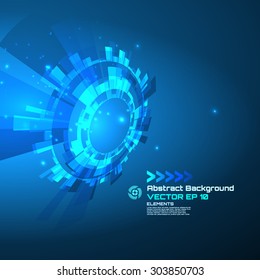 sci-fi abstract background for futuristic high tech design - vector