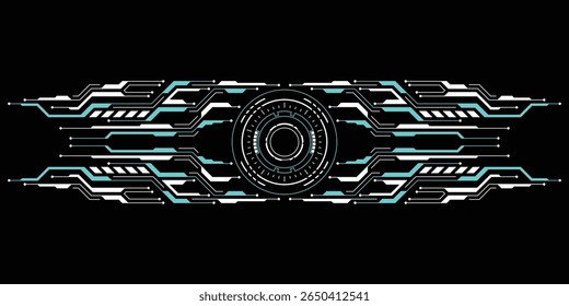 Sci-fi futuristic HUD dashboard display virtual reality technology screen. User Interface set. Statistics, Data information infographic. Vector graphic