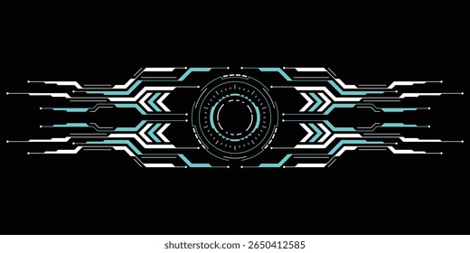 Sci-fi futuristic HUD dashboard display virtual reality technology screen. User Interface set. Statistics, Data information infographic. Vector graphic