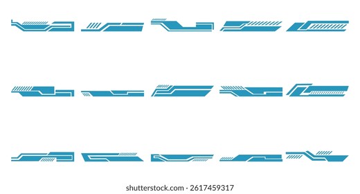 Sci-fi Futuristic Tech Vector Collection 