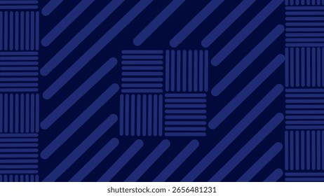 Diseño visual abstracto de estilo de ciencia ficción, con una estructura simétrica de líneas repetitivas y que exuda una sensación futurista.