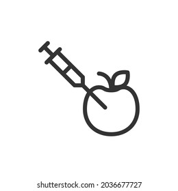 Recortar el icono de la línea delgada. Símbolo con estilo de contorno de moda. Diseño premium para web y aplicaciones. Perfecto para la interfaz de usuario. 