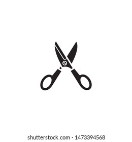 scisor icon vector symbol template