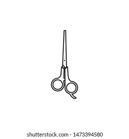 scisor icon vector symbol template