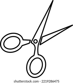 scisor icon vector symbol template on white background..eps