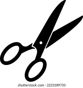 scisor icon vector symbol template on white background..eps