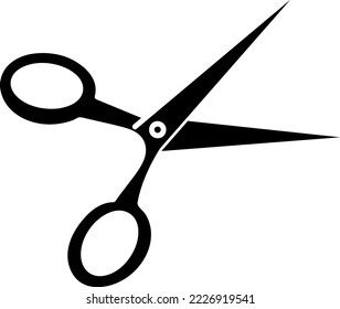 scisor icon vector symbol template on white background..eps