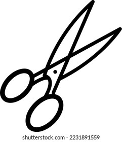 scisor icon vector symbol template on white background..eps
