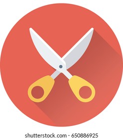 Scissor Colored Vector Icon