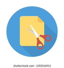 scissor   cut  file 