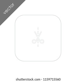 scissor cut icon