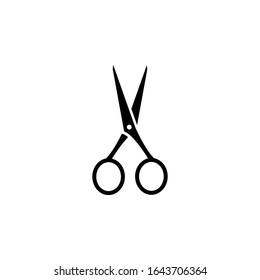 Scissor Cut Icon Logo Template Stock Vector (Royalty Free) 1643706364 ...